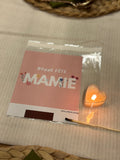 Carte parfumée bougie - fête des grands mères