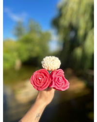 Bouquet de fleurs parfumées - bougie