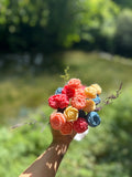 Bouquet de fleurs parfumées - bougie