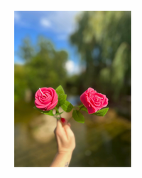 Rose parfumée - bougie