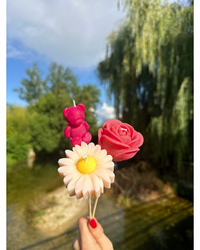 Bouquet de fleurs parfumées - bougie