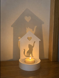 Bougeoir hommage – animal chat