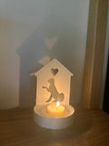 Bougeoir hommage – animal chien