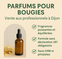 Parfums pour bougies – Vente aux professionnels à Dijon