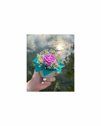 Bouquet de rose parfumée - bougie