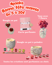Pack Bonne fête mamie – Bougies et créations parfumées artisanales à Dijon