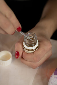 Atelier de création de bougie, fondant