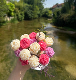 Bouquet de fleurs parfumées - bougie