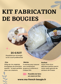 Atelier de création de bougie, fondant – Ma french Bougie : Végétales,  Originales avec Parfum de Grasse ; bougies françaises
